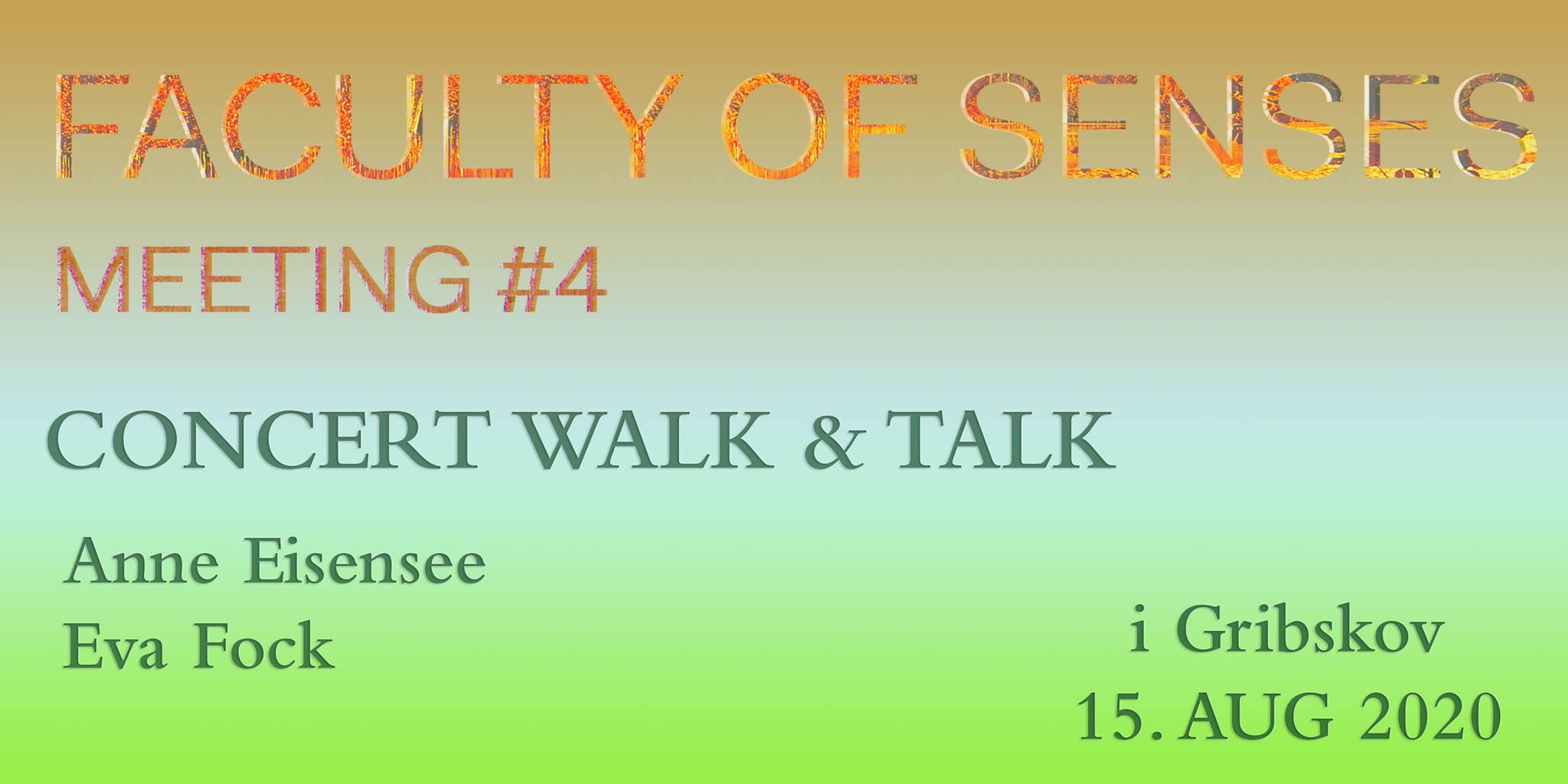 Faculty of Senses, Meeting #4